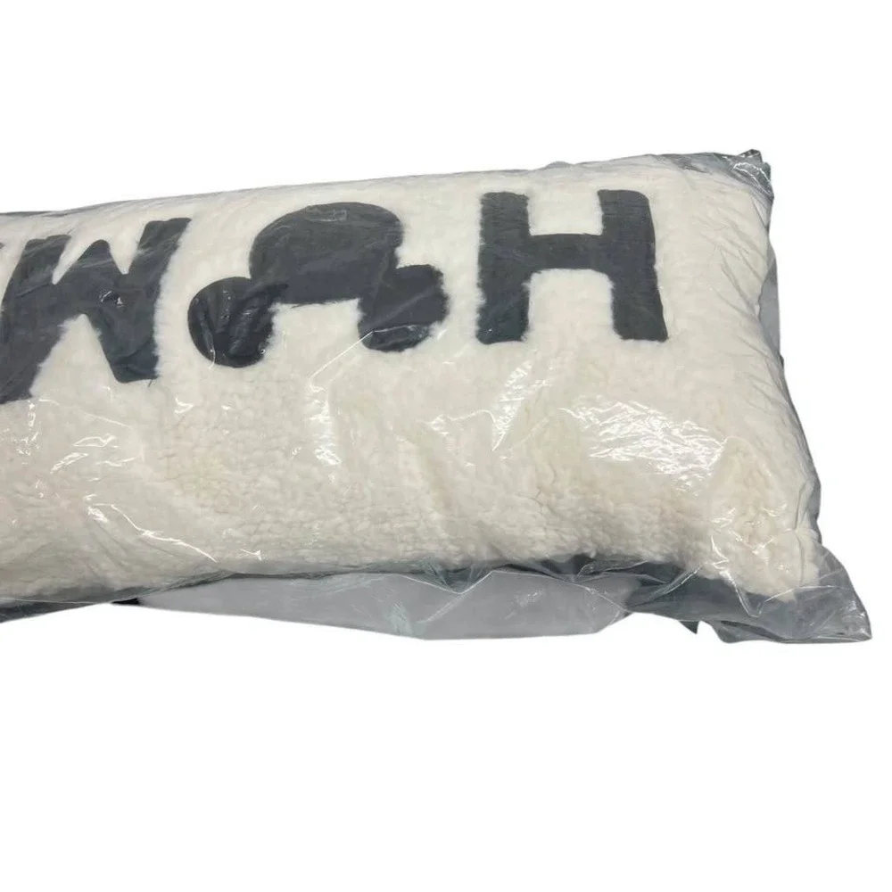 Pottery Barn Disney Mickey Mouse HOME Cozy Lumbar Pillow NWT Faux Fur Sherpa